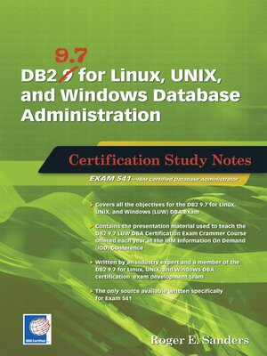 cover image of DB2 9.7 for Linux, UNIX, and Windows Database Administration